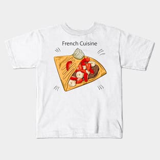 French Cuisine Concept Kids T-Shirt